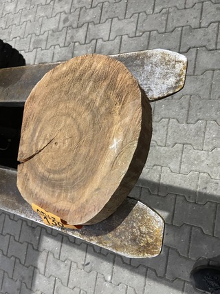 Rosewood schijf, Dikte 70mm, Ø 350mm